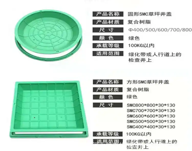 站前树脂复合种植井盖展示